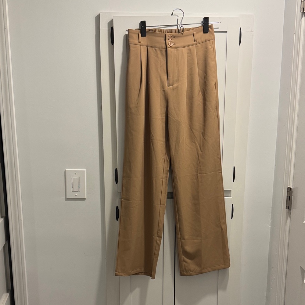 HALARA Womens Tan Chinos